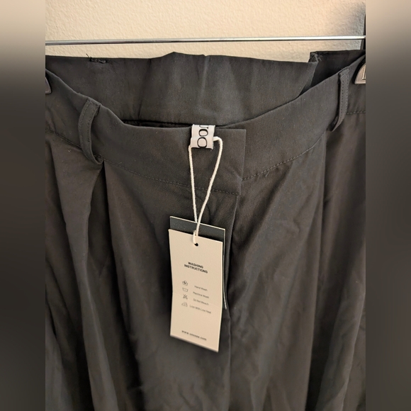 Uoozee Black High-Waisted Wide-Leg Pants – NWT – XL (Fits Like L) - Picture 7 of 8